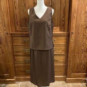 Koret brown skirt top set 14